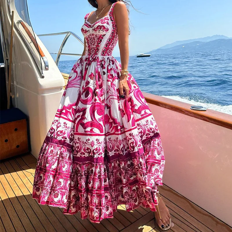Vestido Longo Floral Sinesia