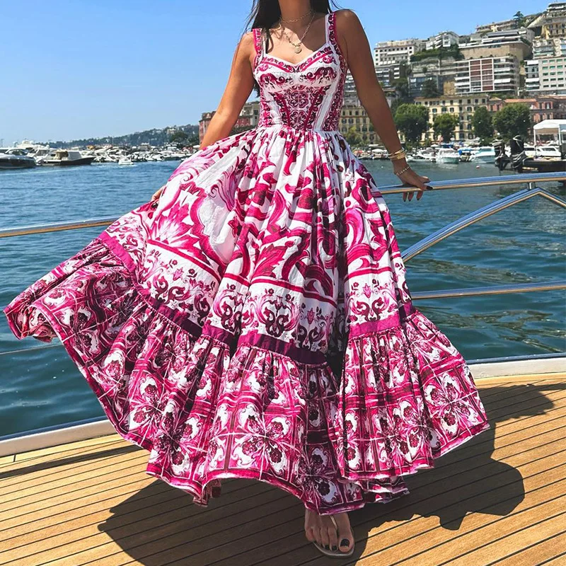 Vestido Longo Floral Sinesia