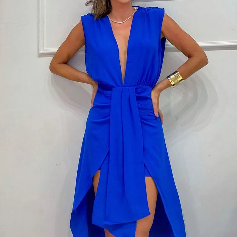 Vestido Longo Sem Mangas Orion