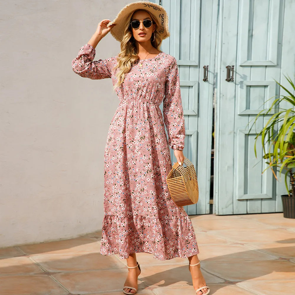 Vestido Longo Estampado Harmony