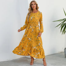 Vestido Longo Estampado Harmony