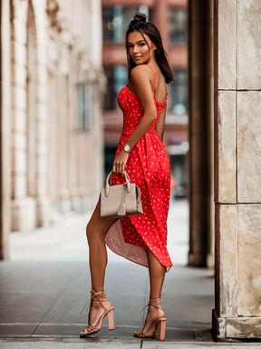 Vestido Midi Estampado Verona