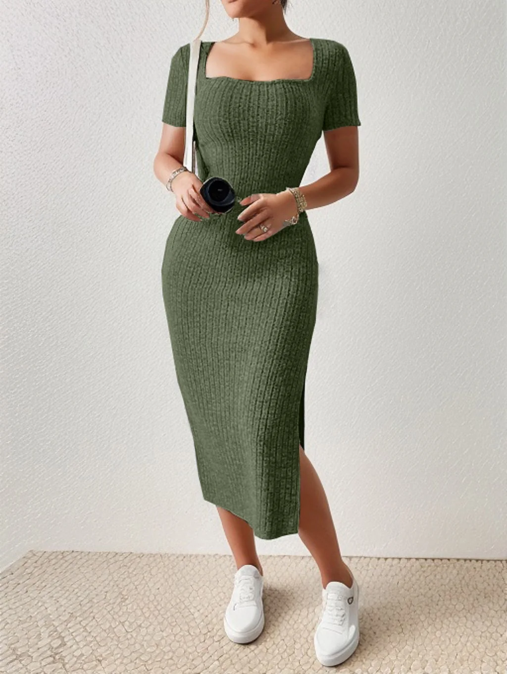 Vestido Midi Tricot Lorianne