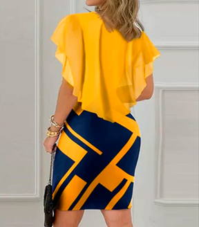 Vestido Curto Elegante Celine